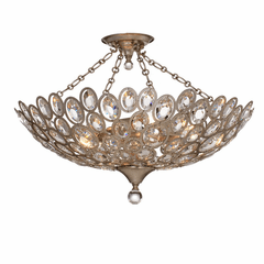 Crystorama Sterling 3 Light Ceiling Mount - Distressed Twilight - 7584-DT_CEILING