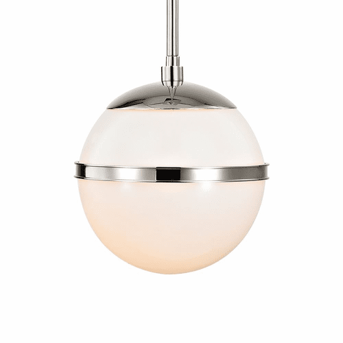 Crystorama Truax 1 Light Mini Chandelier - Polished Nickel - 2107-PN