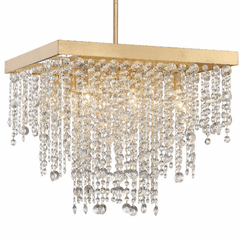 Crystorama Winham 8 Light Chandelier - Antique Gold - WIN-618-GA-CL-MWP