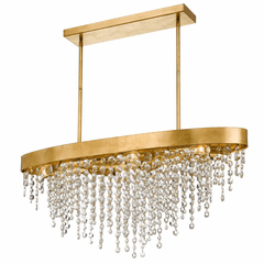 Crystorama Winham 8 Light Chandelier - Antique Gold - WIN-619-GA-CL-MWP