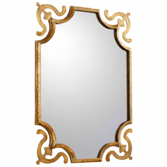 Cyan Abri Mirror - Brass - 09865