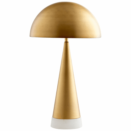 Cyan Acropolis Table Lamp - Aged Brass - 10541