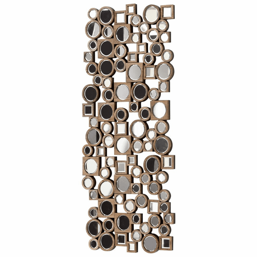 Cyan Aldo Mirror - Walnut - 05704