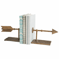Cyan Archer Bookends - Rustic - 07237