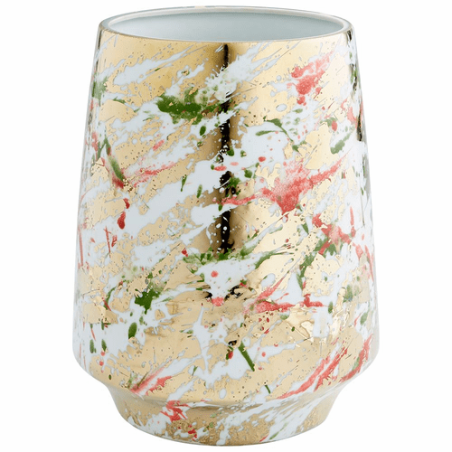 Cyan Ardent Splash Container - Multi-Color Glaze - 10809