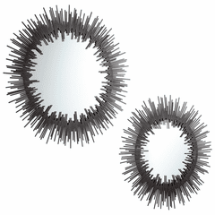 Cyan Aurora Mirror #2 - Graphite - 05239