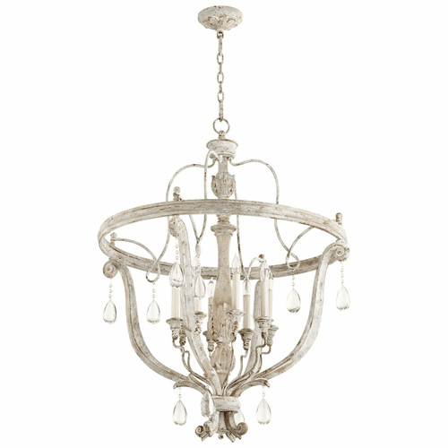 Cyan Bayou Chandelier - Weathered Grey - 10386