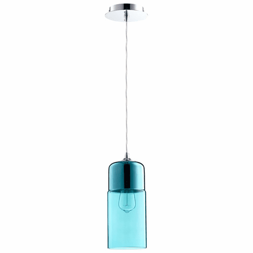 Cyan Berdan Pendant - Chrome - 08548