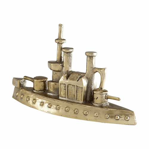 Cyan Boat Token - Aged Brass - 11230