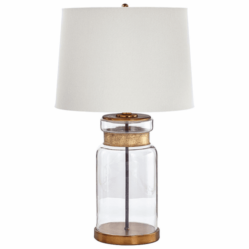 Cyan Bonita Table Lamp - Clear and Gold - 08513