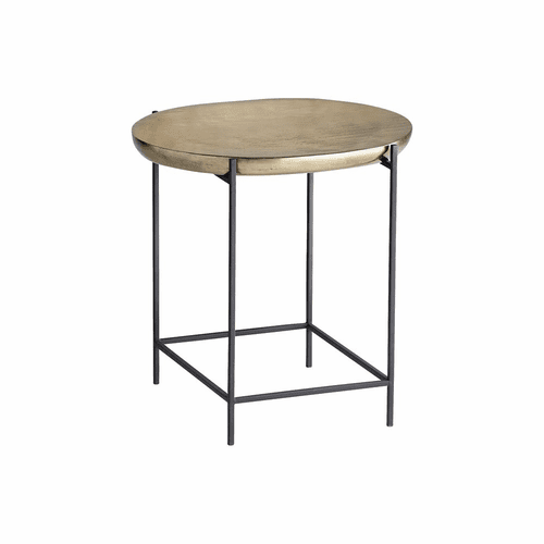 Cyan Buoy Side Table - Aged Gold - 11326