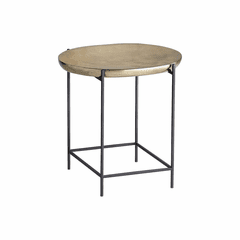 Cyan Buoy Side Table - Aged Gold - 11326