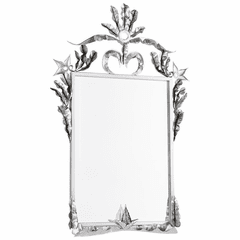 Cyan Burgess Mirror - Silver - 10407