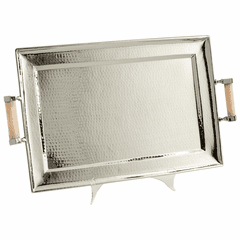 Cyan Butlers Palace Tray - Stainless Steel - 08057