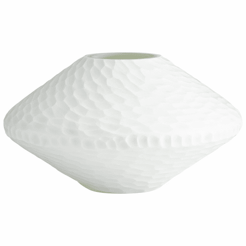 Cyan Buttercream Vase - White - 07314