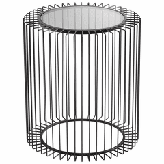 Cyan Canasta Side Table - Graphite - 10927