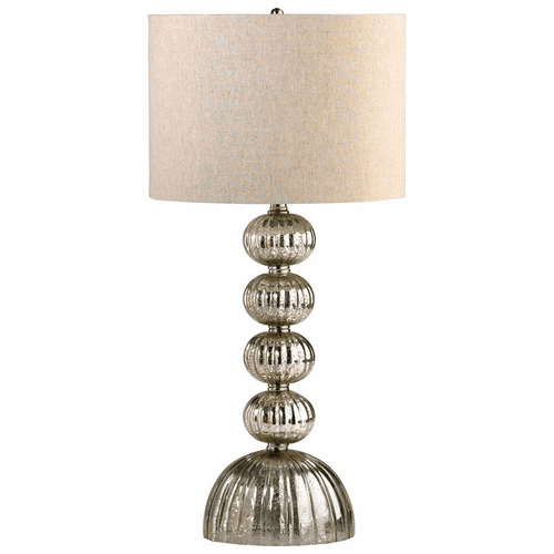 Cyan Cardinal Lamp w/LED Bulb - Gold Leaf - 04369-1