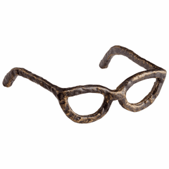Cyan Cat Eyes Sculpture - Old World - 09279