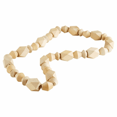 Cyan Chai Beads - Natural - 11139