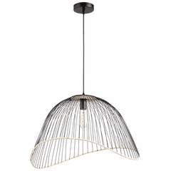 Cyan Cloak Pendant - Matte Black - 10795