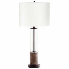 Cyan Colossus Table Lamp - Pewter - 10549