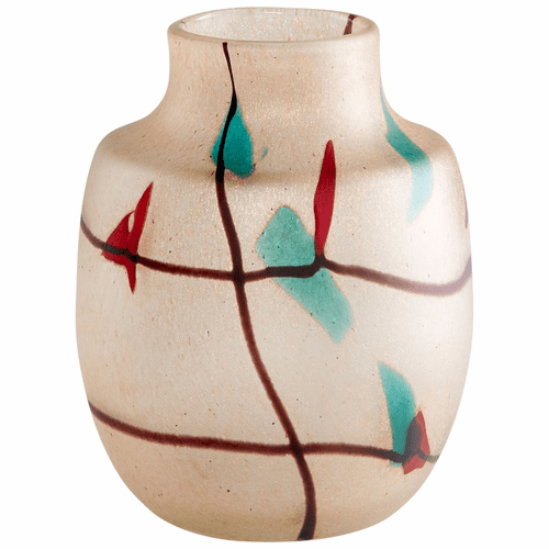 Cyan Cuzco Vase - Amber - 10859