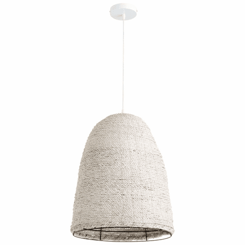 Cyan Dedal 1-Lt Pendant - White - 10510