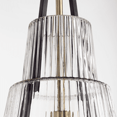 Cyan Design Apollo Pendant - Noir / Aged Brass - 10970