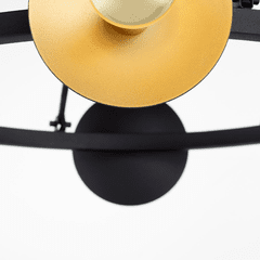 Cyan Design Artemis Chandelier - Noir and Gold Leaf - 10980