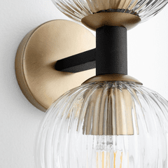 Cyan Design Helios Wall Mount - Noir / Aged Brass - 10964