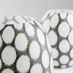 Cyan Design Large Brunson Vase - Brown and White - 11068