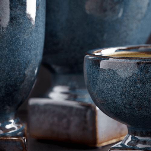 Cyan Design Small Big Sky Planter - Blue Glaze - 11045