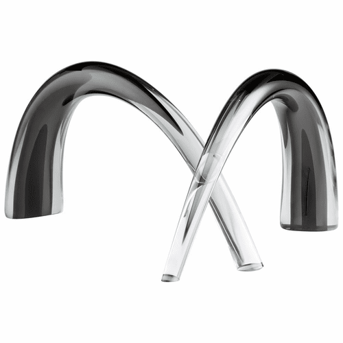 Cyan Design Vault Sculpture - Grey and Clear - 10896