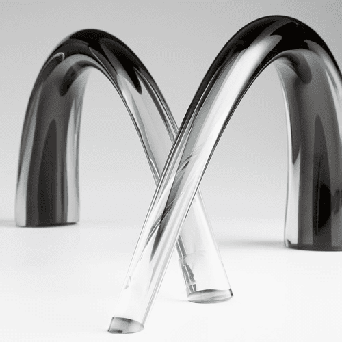 Cyan Design Vault Sculpture - Grey and Clear - 10897