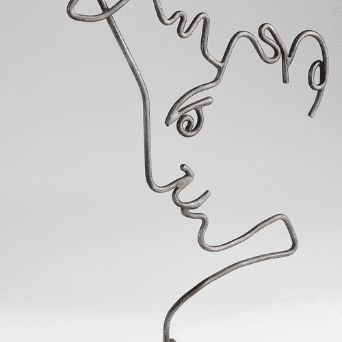 Cyan Design Viso Sculpture - Raw Iron - 10986