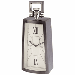 Cyan Doc Clock - Black Nickel - 09785