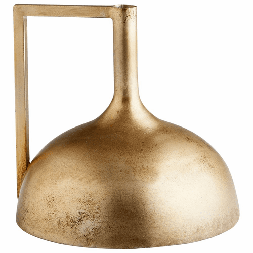 Cyan Domed Decor Vase - Bronze - 08561