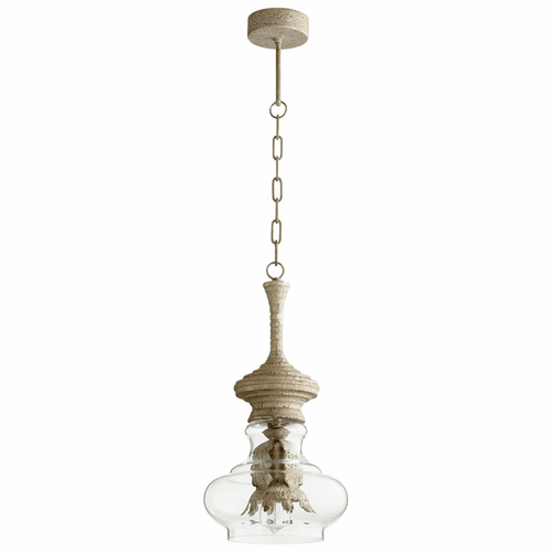Cyan Dresden Pendant - Sawyer's White Wash - 08465