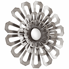 Cyan Eden Mirror - Galvanized - 10495