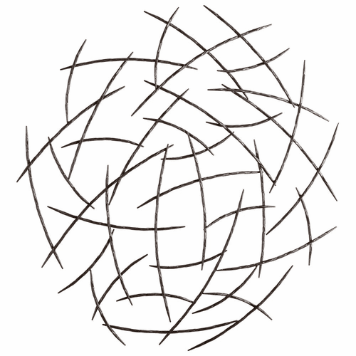 Cyan Elias Wall Art - Graphite - 05136