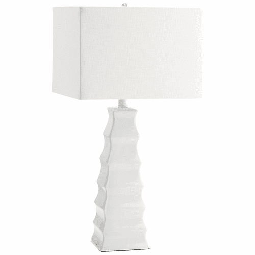 Cyan Emily Lamp - White - 01721