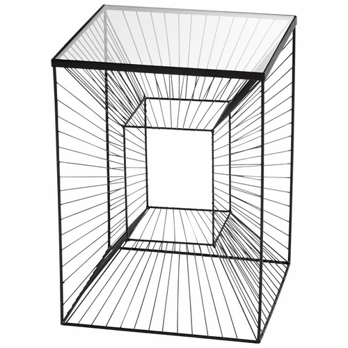 Cyan Enchantment Side Table - Graphite - 10840