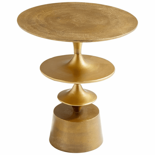 Cyan Eros Table - Aged Brass - 10093