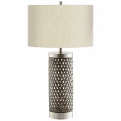 Cyan Fiore Table Lamp - Satin Nickel - 10547