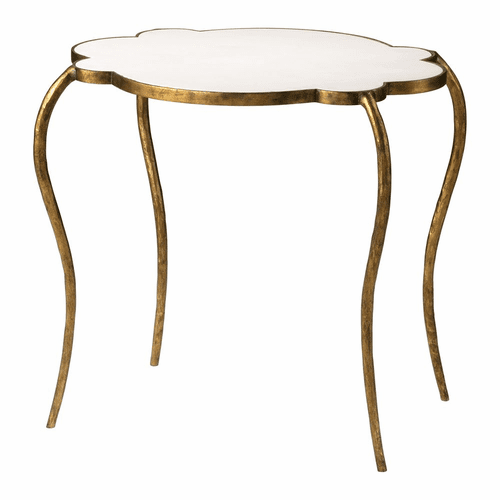 Cyan Flora Side Table - Gold - 03039