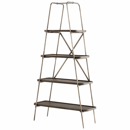 Cyan Fortress Etagere - Raw Iron and Grey - 10773