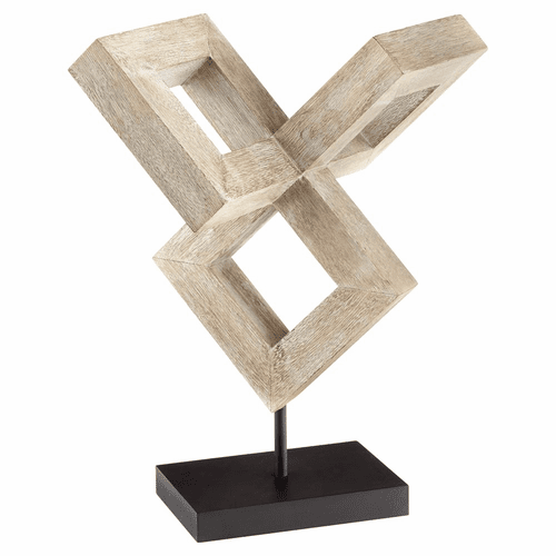 Cyan Gali Sculpture #2 - Bleached Pecan - 11171