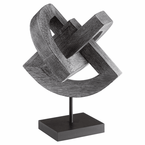 Cyan Gali Sculpture #3 - Weathered Grey - 11172