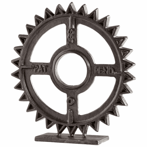 Cyan Gear Sculpture 4 - Bronze - 04732