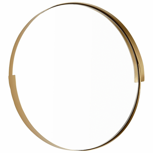 Cyan Gilded Band Mirror - Gold - 10514